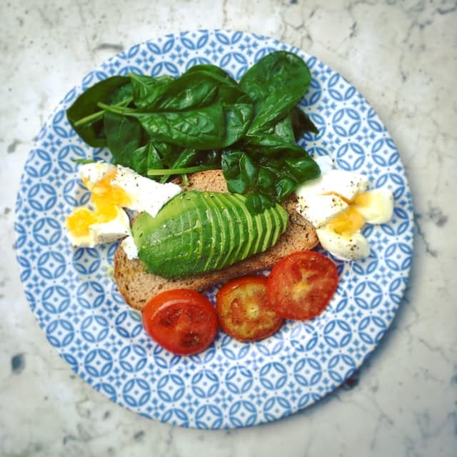 spinach egg