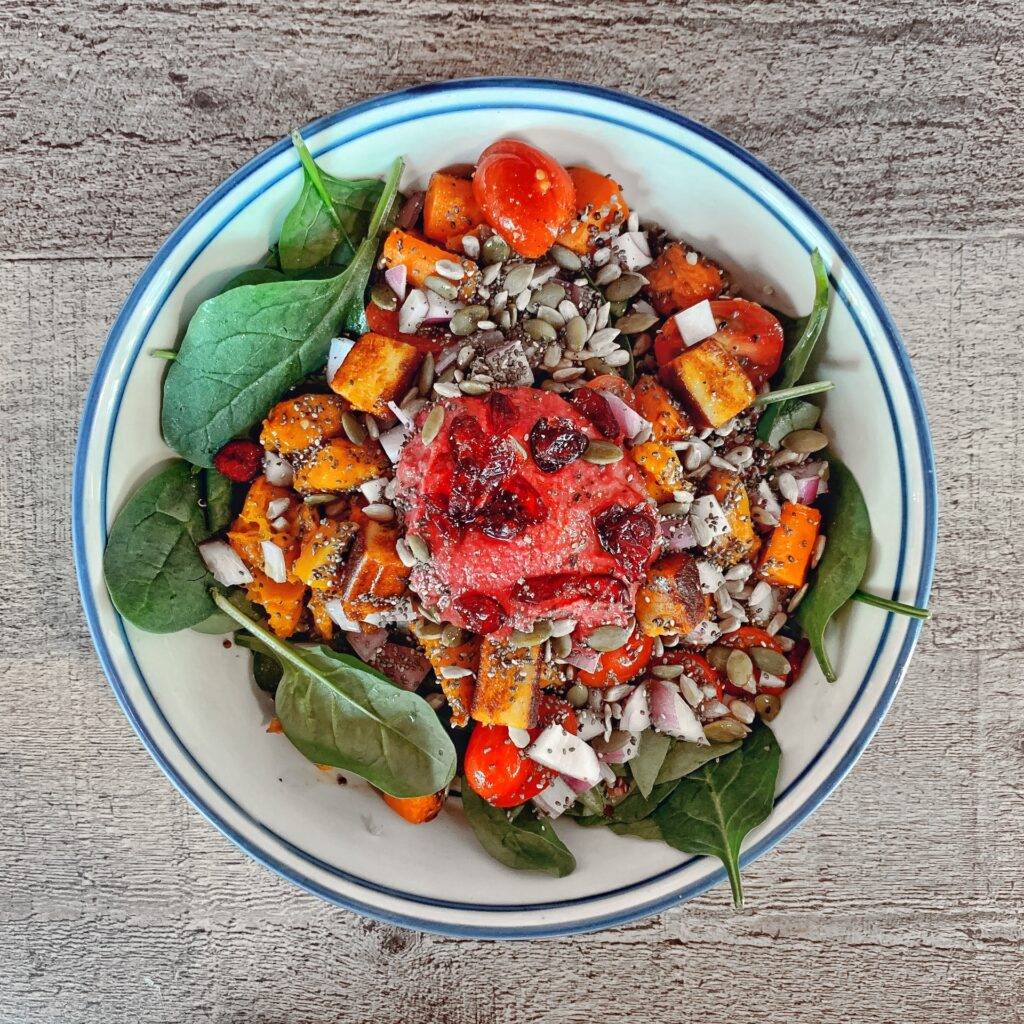 Spinach salad