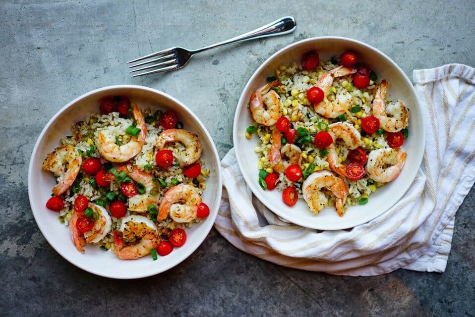Garlic jalapeño shrimp