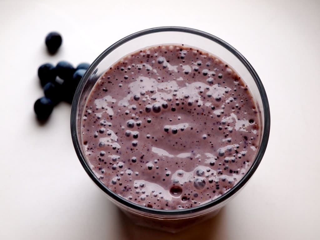 cinnamon blueberry smoothie