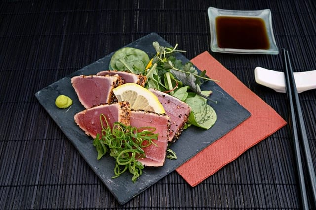 Lemon pepper tuna