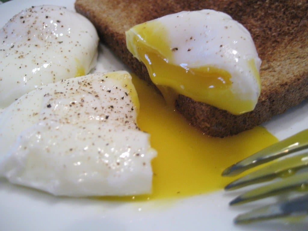 poached eggs