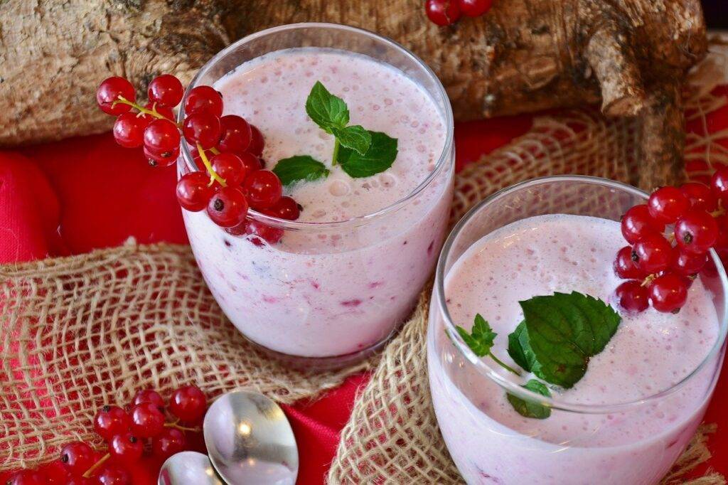 Cherry milkshake