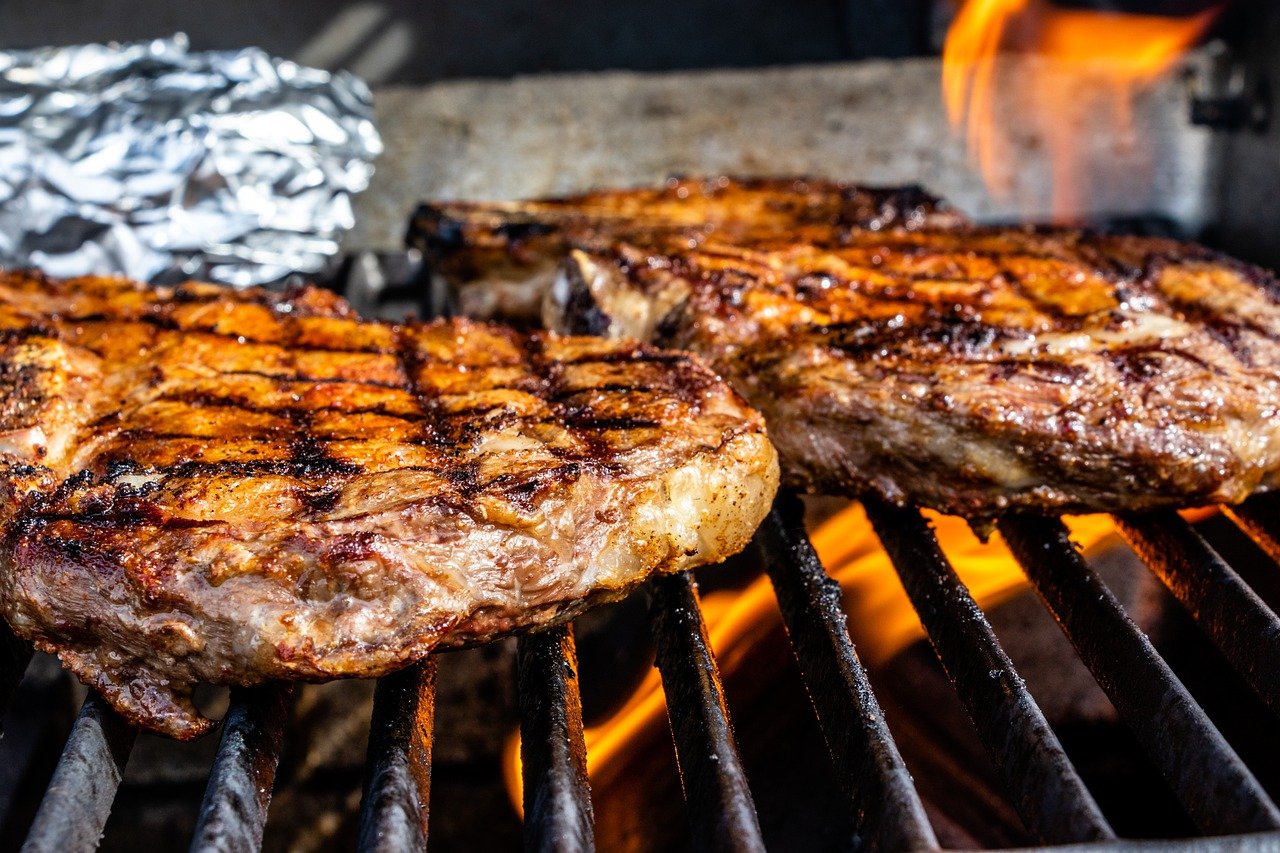 Grilled steak