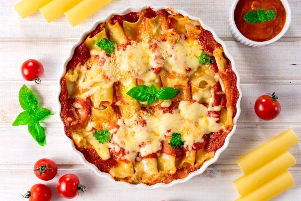 Vegetarian keto lasagna
