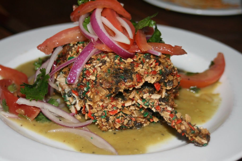 Keto friendly Mexican food - chicken with cheese and green chiles