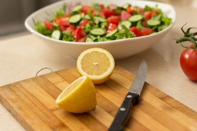 Cucumber tomato salad