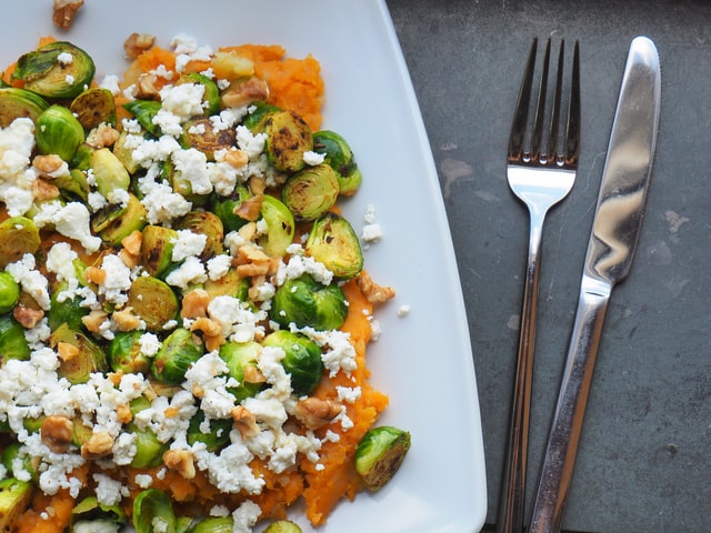 Brussels sprouts salad with tuna recipe