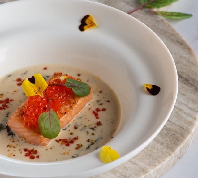 Keto salmon soup recipe