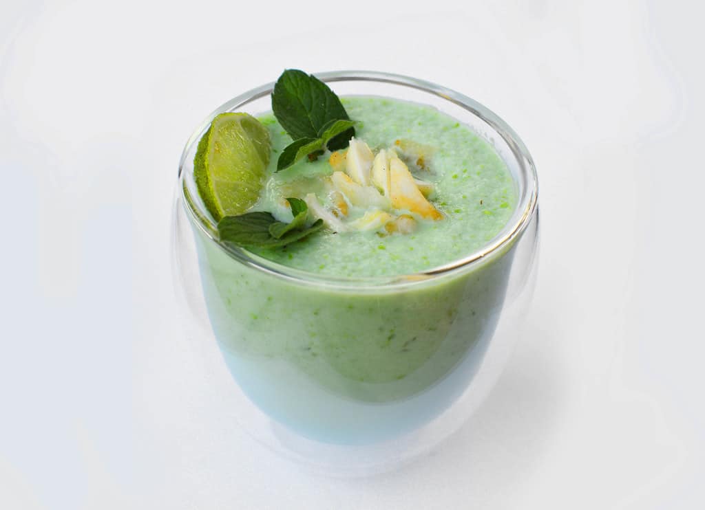 Lime smoothie ingredients