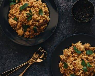 500 Kcal Tasty Teriyaki Chicken Fried Rice Recipe (4 Steps)