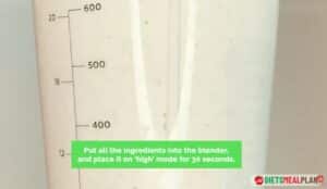 2000 Calorie Vegan Smoothie - Put all the ingredients into the blender and place it on 'high' mode for 30 seconds