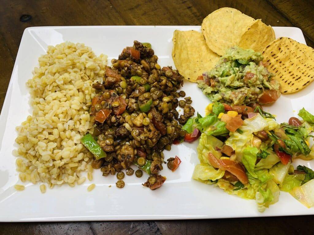 Vegan mexican burrito recipe