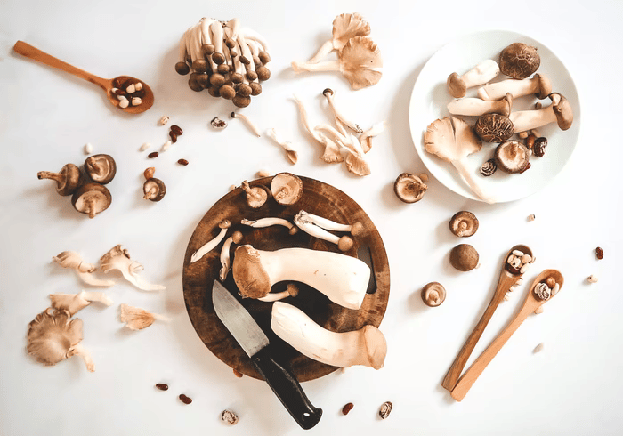 Foods that burn belly fat - Mushrooms