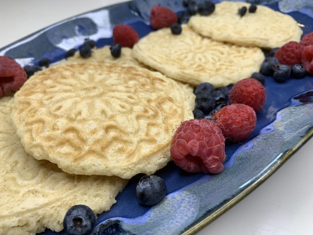 Vegan pizzelle recipe
