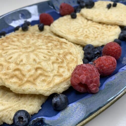 Vegan pizzelle recipe