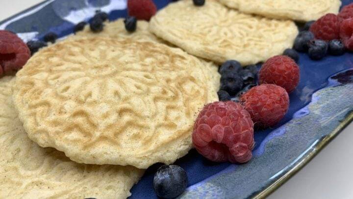 Vegan pizzelle recipe