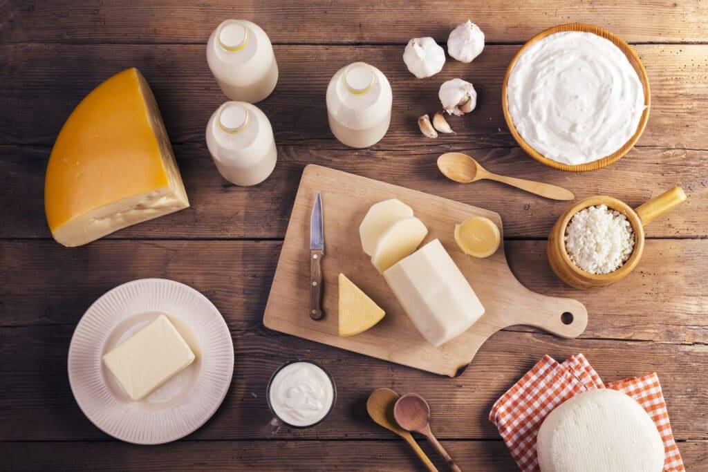 High Fat Low Carb Food List - Dairy Foods