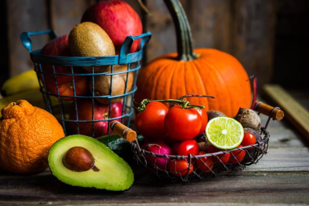 High Fat Low Carb Food List - Fruits and Vegetables