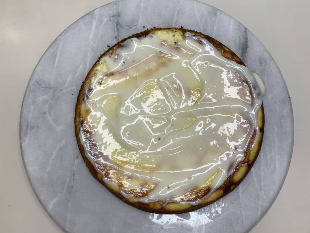 Lemon ricotta keto cheesecake