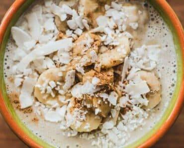 1000 kcal Banana and Oatmeal Smoothie Recipe