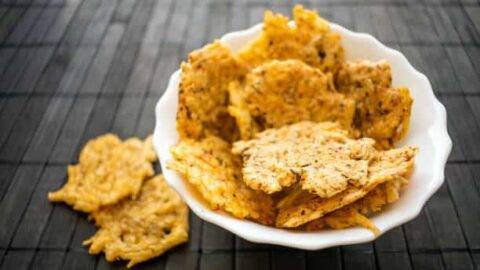 keto parmesan chips