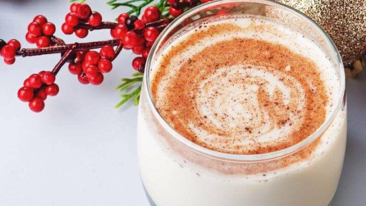 Microwave Keto Eggnog