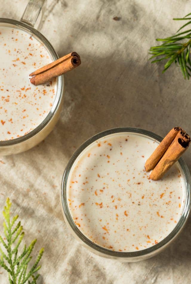 Microwave Keto Eggnog