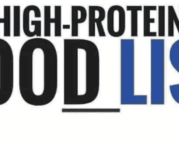 Printable High Protein Foods List: 22 Foods in PDF