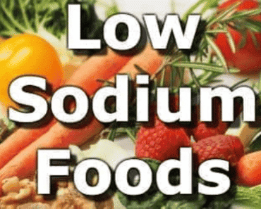 Printable Low Sodium Diet Food List