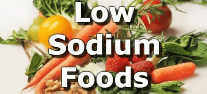 low sodium foods list