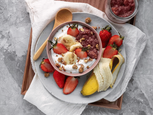 5 Ideas of High Protein Fiber Diet Food - Yogurt and fruit