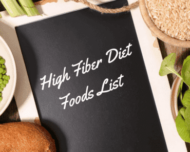 High Fiber Diet Food List