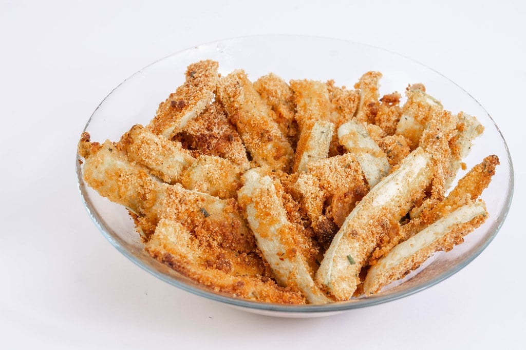 Breaded zucchini
