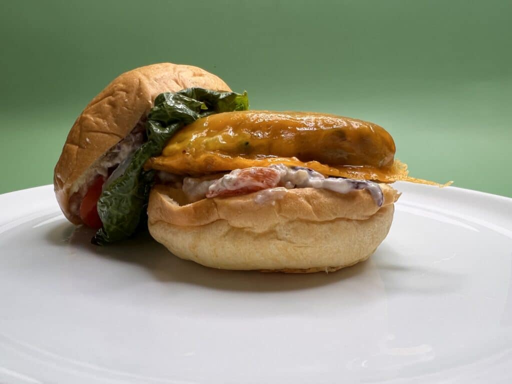 Vegetarian burger recipe