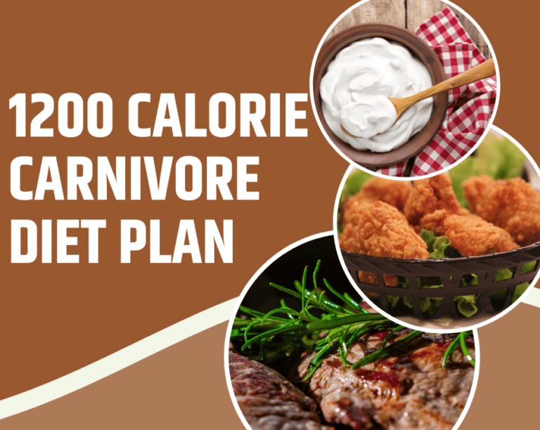 1200 Calorie Carnivore Diet