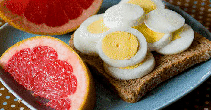 Grapefruit and Egg