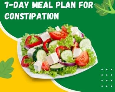 Diet for Constipation (7-Day Meal Plan) | Printable
