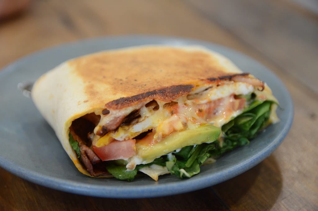 Avocado, Spinach, and Egg Sandwich