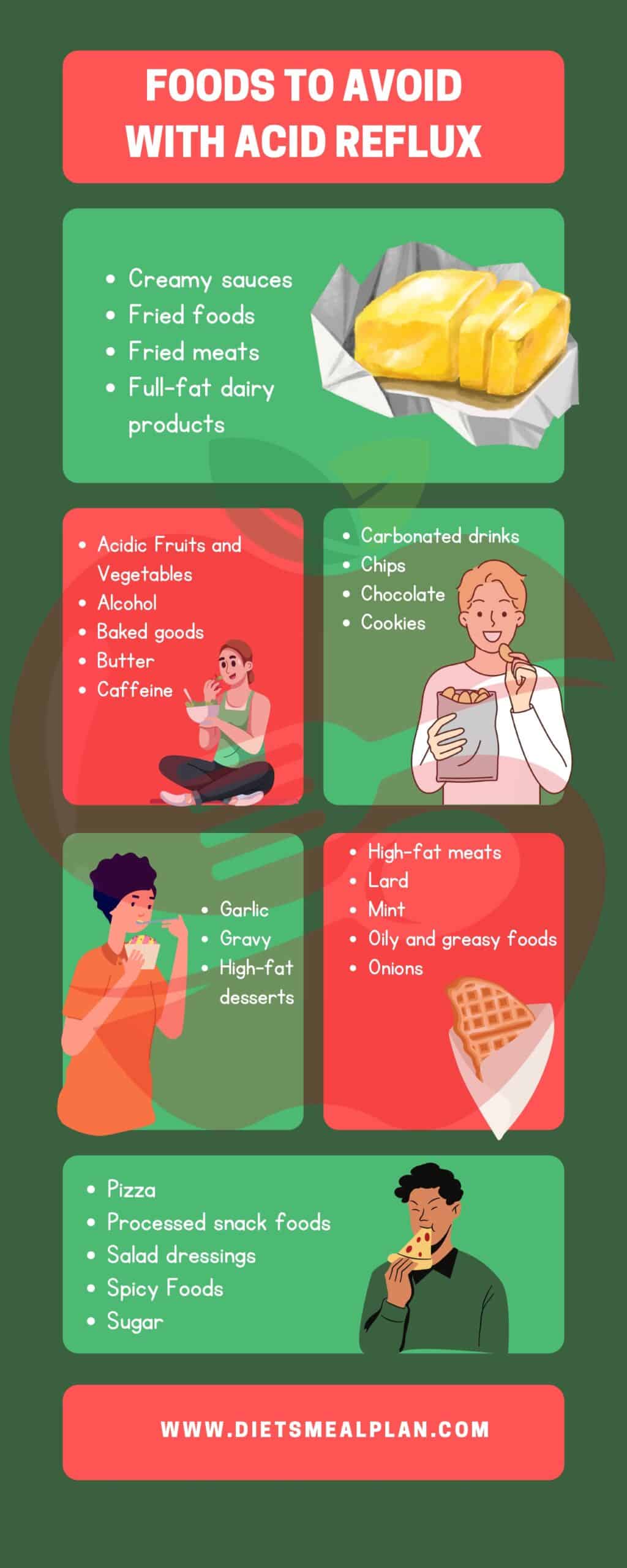 List of Foods to Eat With Acid Reflux