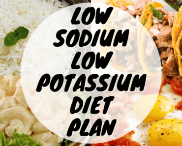 Low Sodium Low Potassium Diet Plan