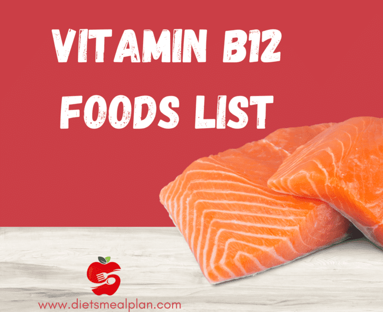 Vitamin B12 Foods List