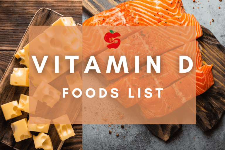 Vitamin D Foods List