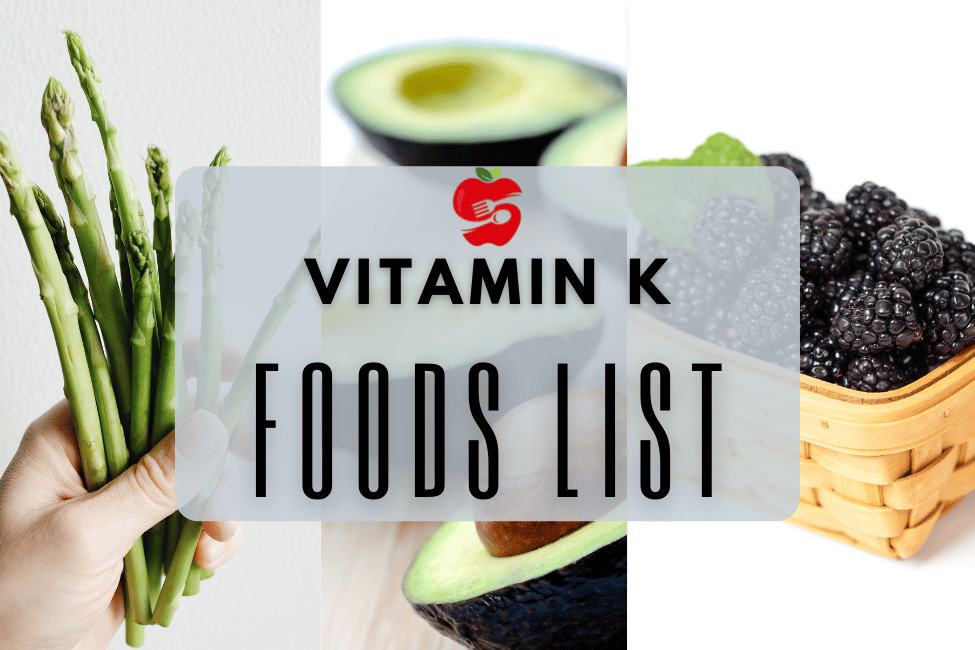 Vitamin K Foods List (15 Vitamin K Boosters in PDF)