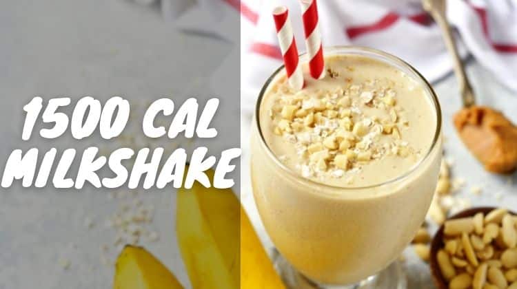 High calorie shake