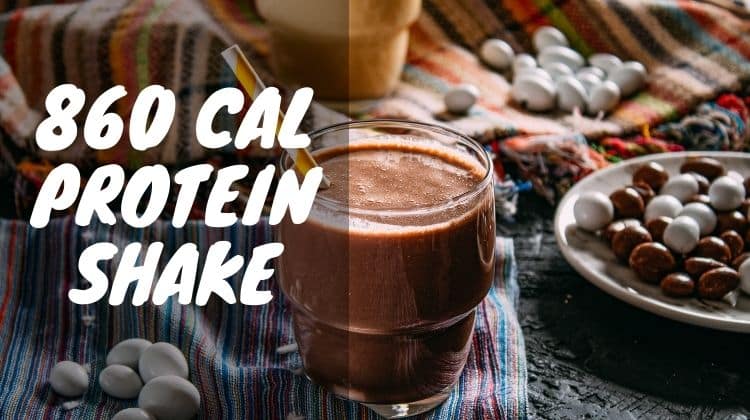 High calorie shake