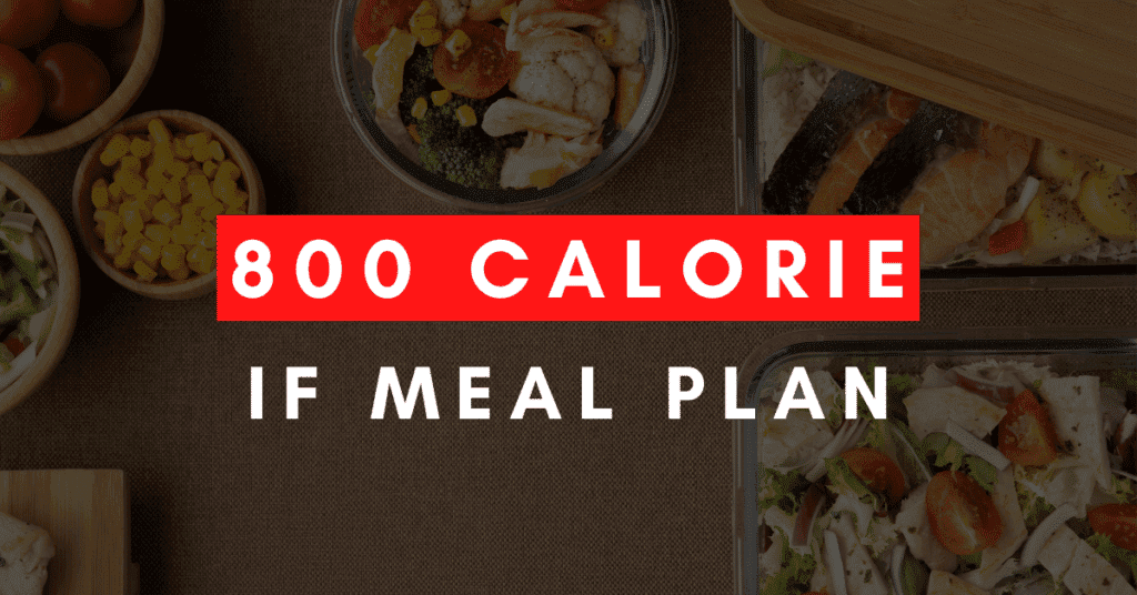 Intermittent Fasting Meal Plan Example