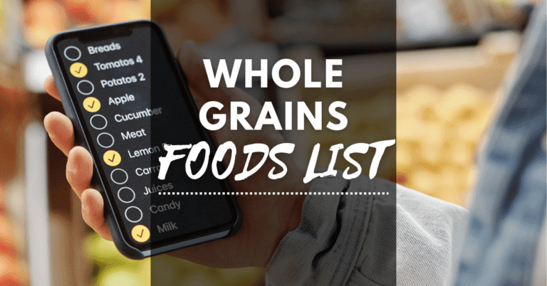 Whole Grains Food List