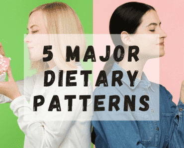 List of the 5 Major Dietary Patterns