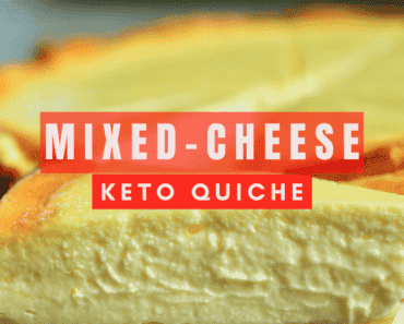 4 Ingredient Keto Quiche Recipe (Extra Cheesy)